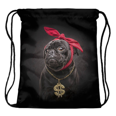 Gangsta-Pug Gym Bag