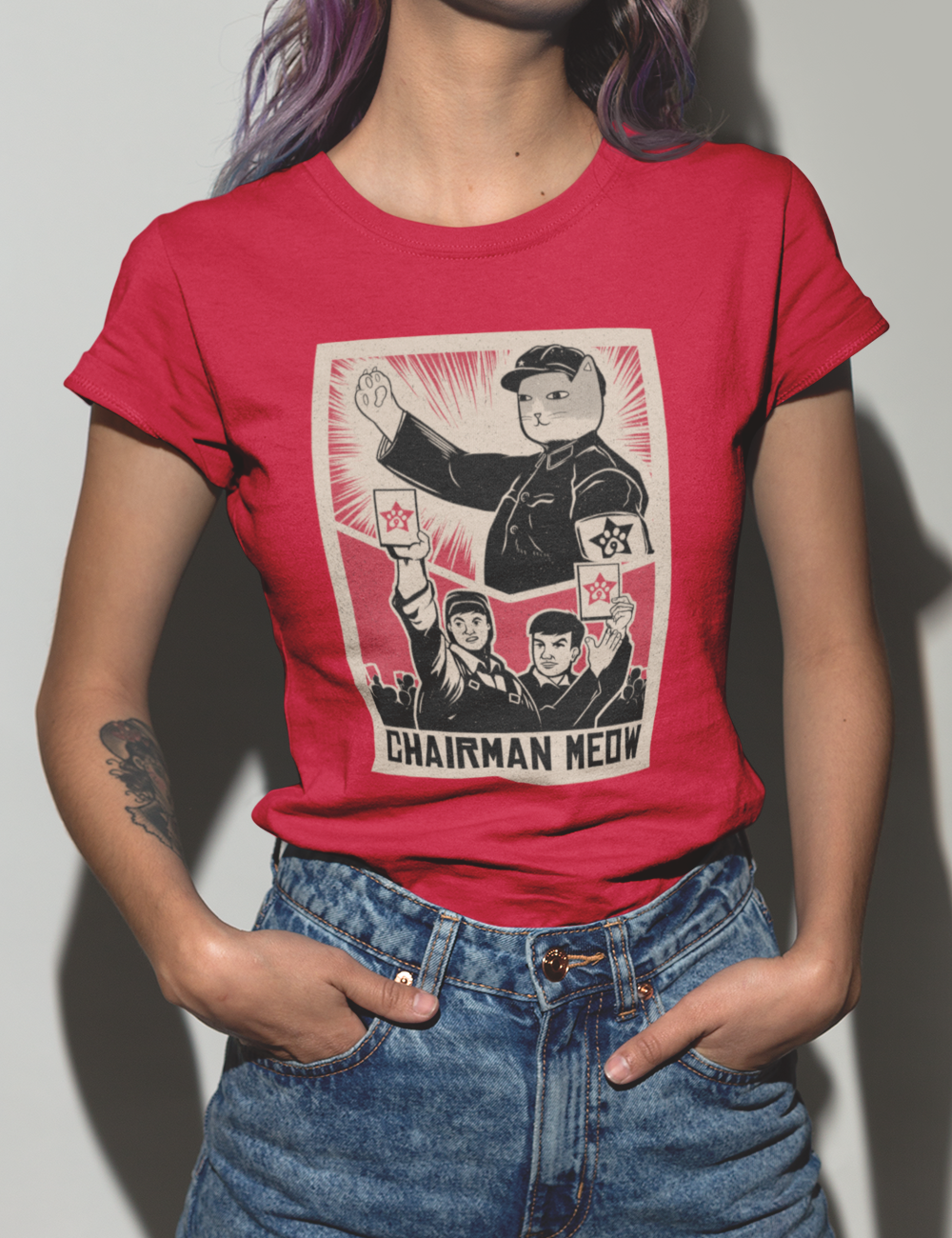 Chairman Meow Naisten T-Paita