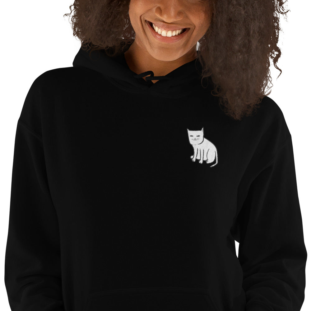 Brodeerattu Albino Catmere The Cat Huppari