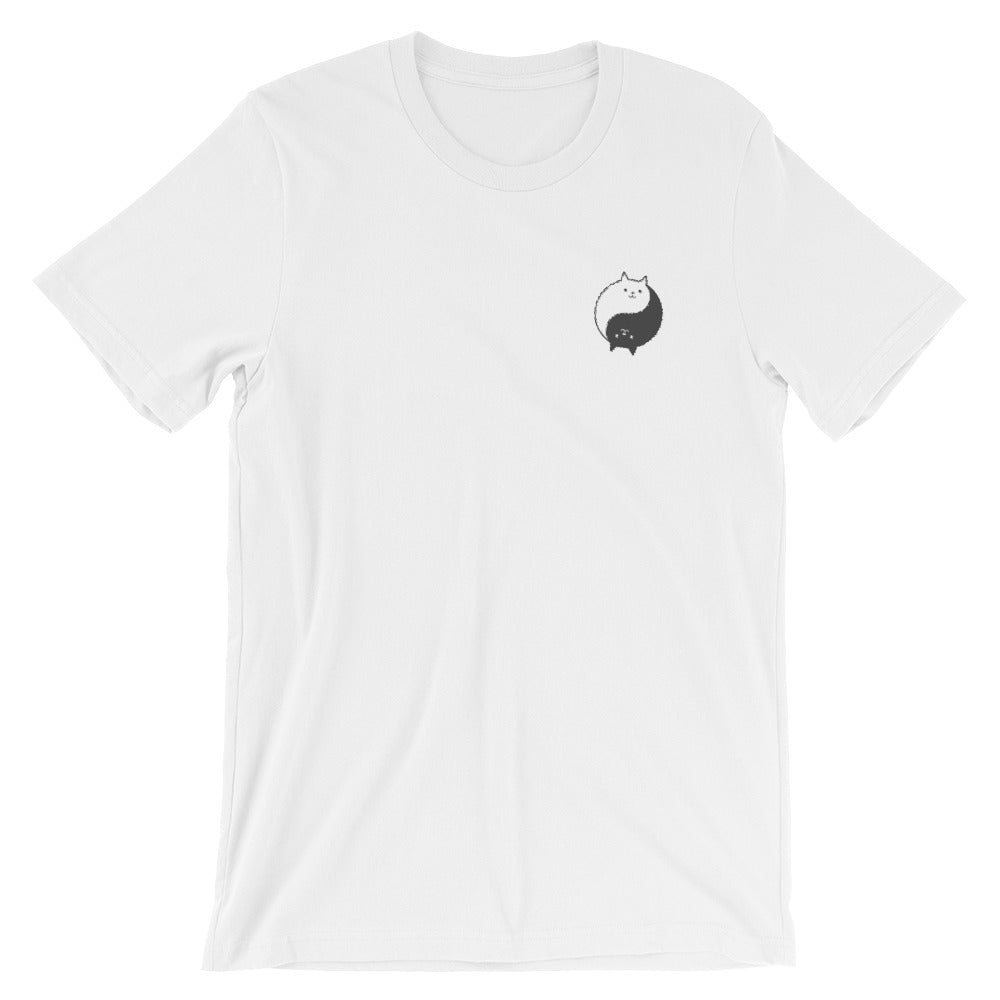 Brodeerattu Yin&Yang Kisu Naisten T-Paita