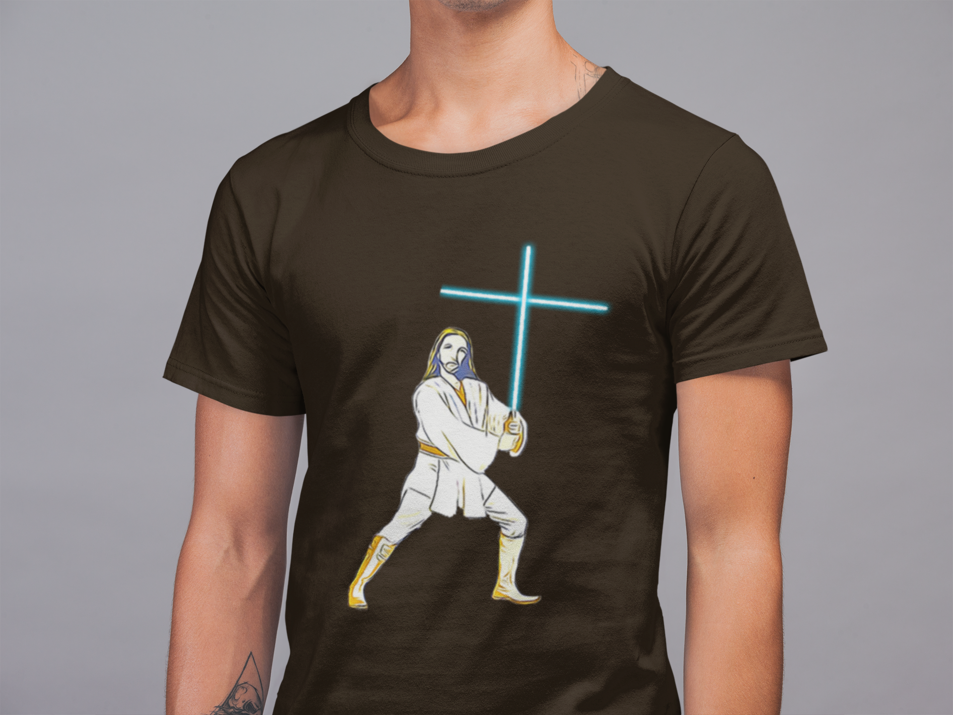 Valomiekkajeesus T-Paita