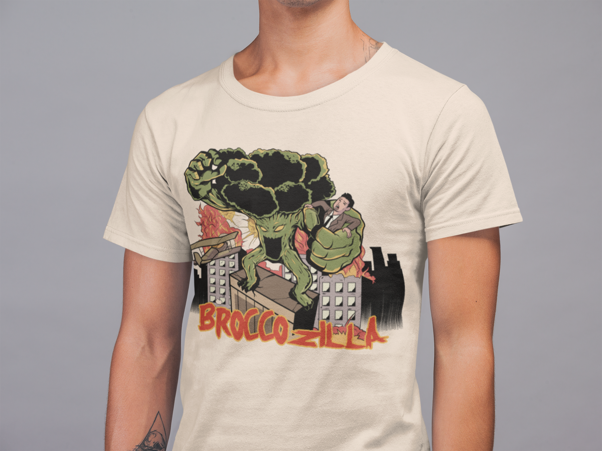 Broccozilla T-Paita