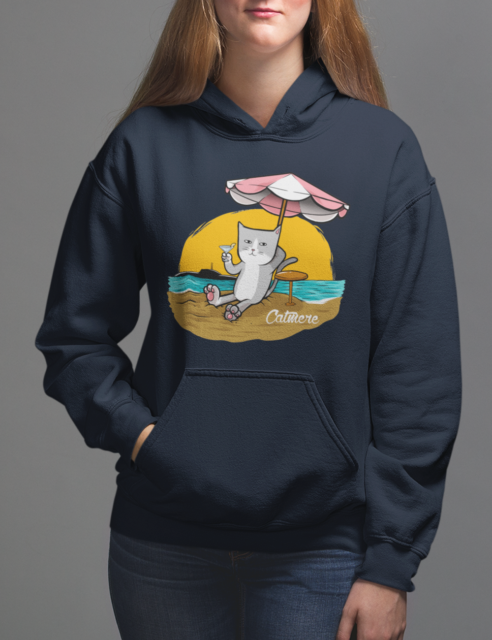 Catmere The Cat on Da Beach Huppari